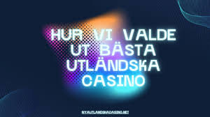 Utländska Casinon Fördelar och Nackdelar